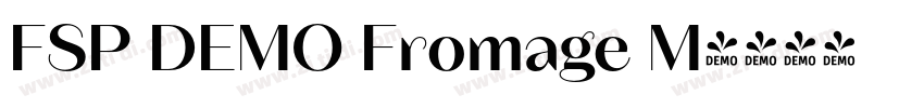 FSP DEMO Fromage M字体转换 FSP DEMO Fromage M字体转换